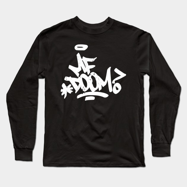 mf doom signature Long Sleeve T-Shirt by go212